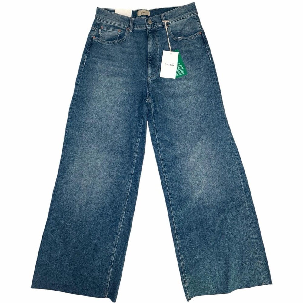 DL1961 Hepburn Wide Leg High Rise Ankle Jeans - Sz 29